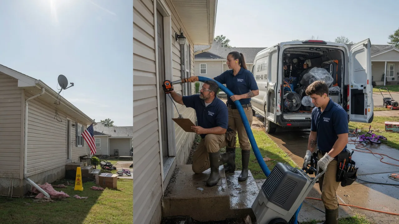 Ceiling Water Damage Restoration in Ivanhoe, MN near me